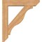 Ekena Millwork Funston Slat Smooth Bracket w/ Offset Brace, Western Red Cedar, 7 1/2"W x 36"D x 40"H BKT0806X36X40FST06SWR - alternate 3